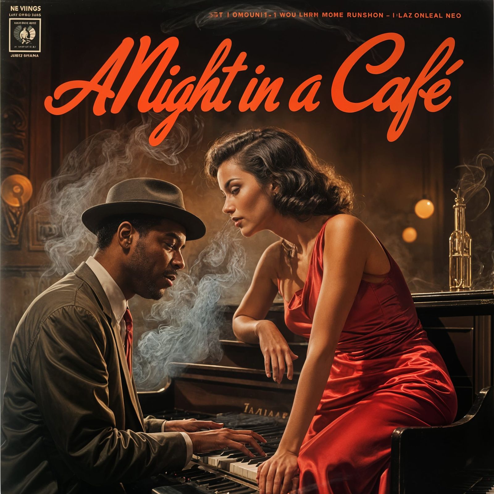 Jazz Night in a New Orleans Café