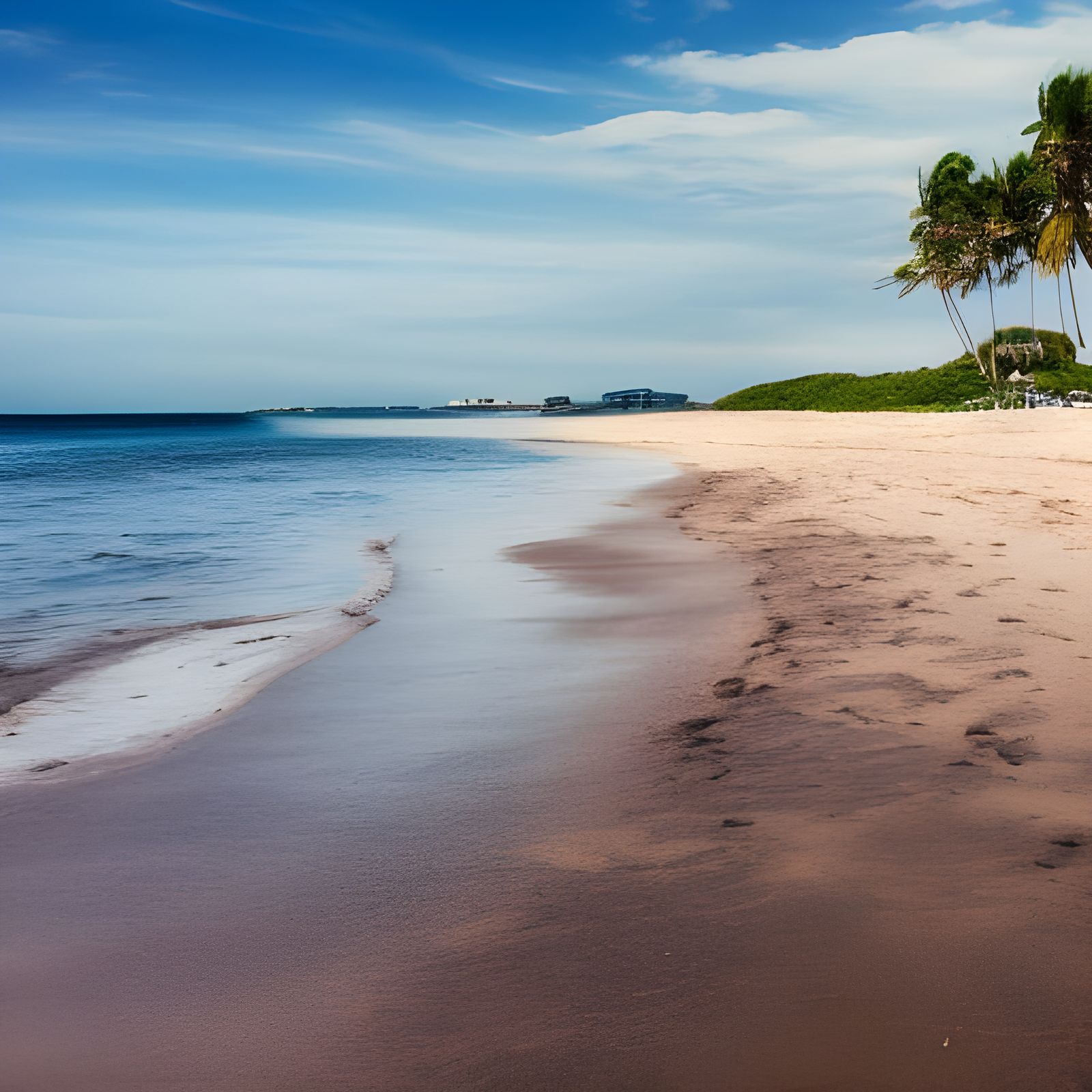 Beautiful Beach Landscape Image