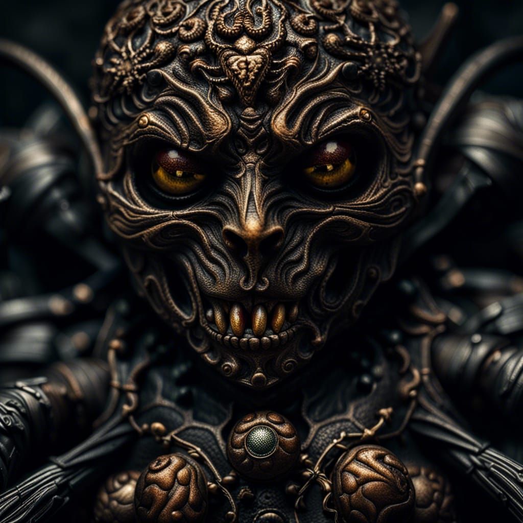 Hyperrealistic Image of Beelzebub in Sharp Focus