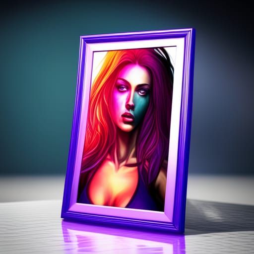 hot dream girl on picture frame 3