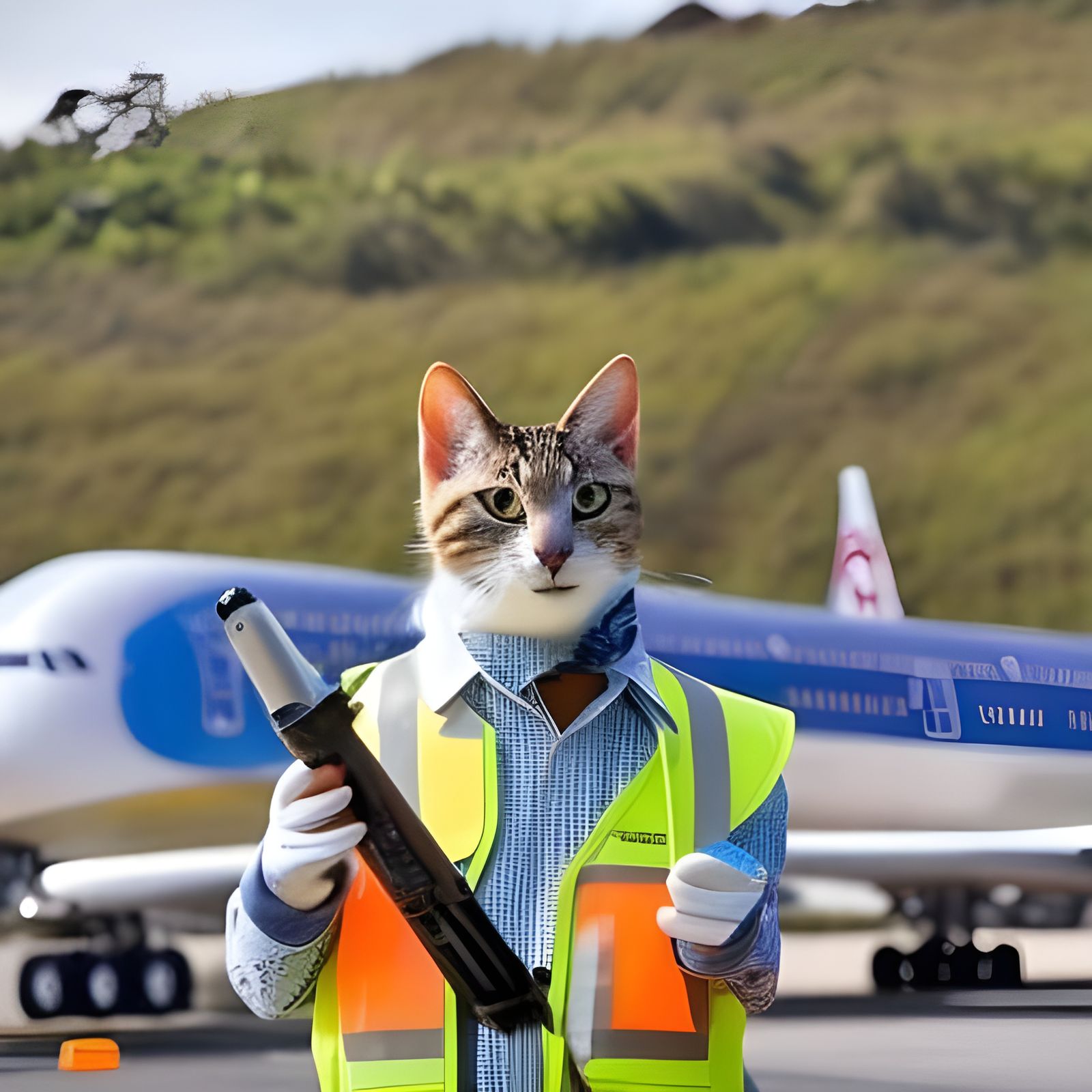 Monty the Aircraft Marshall