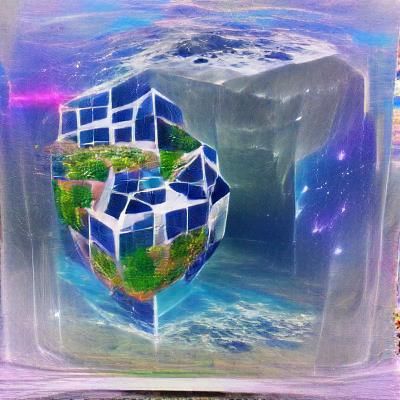 AI Generates a Literal Cube Earth