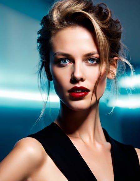 Hungarian Girl Portrait in Fantasy Art Style