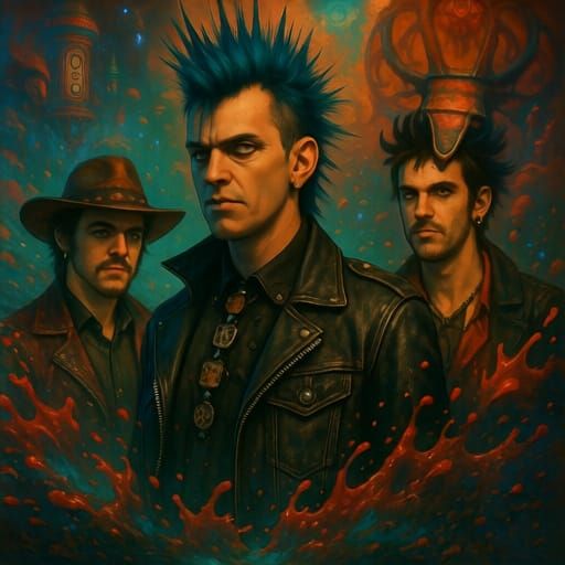 Portuguese Punk History as Fantastical Matte Painting