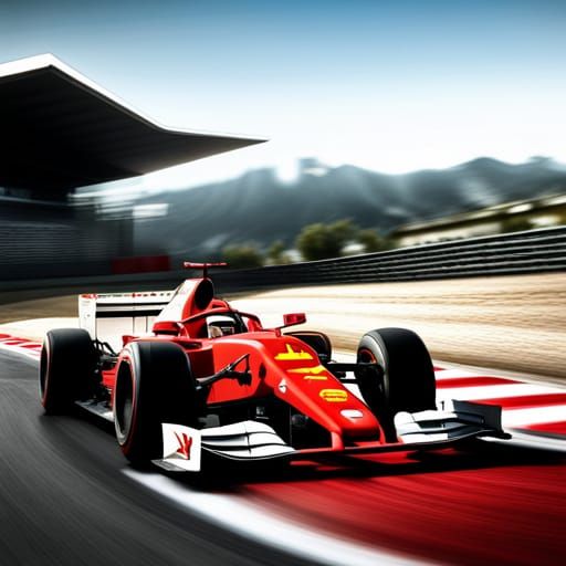 ferrari f1 race car,