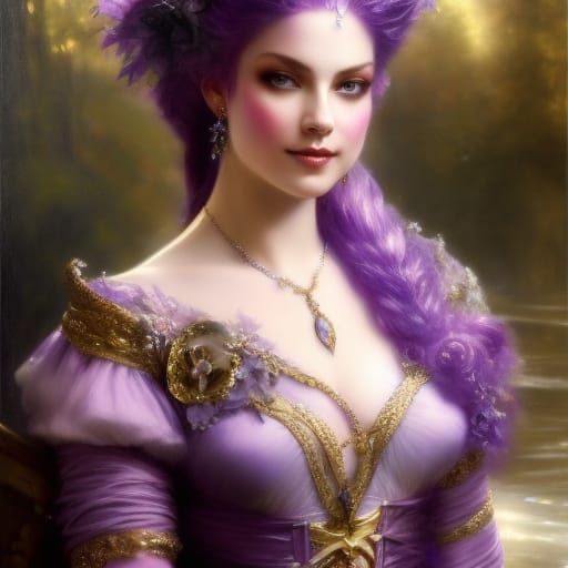 Villain Princess in Hyperrealistic Sinister Fantasy Style