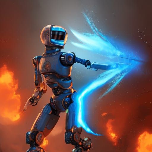 The Robot and the Flamethrower