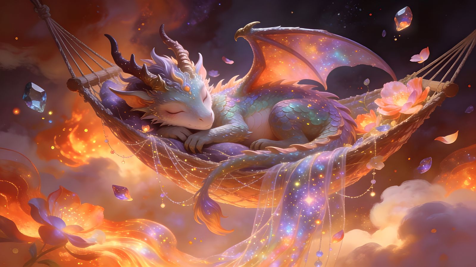 Dragon's Dreams in Velvet Shimmer and Spectral Haze