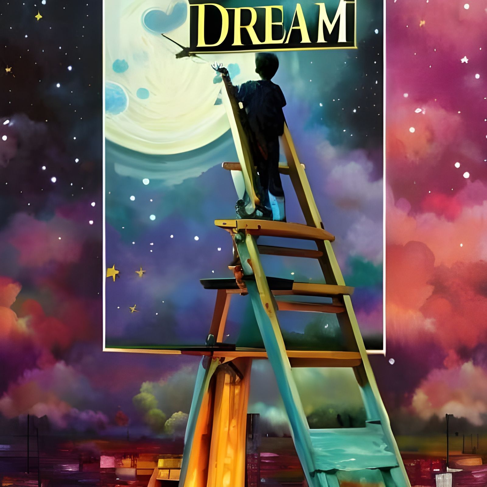 Sign that says DREAM