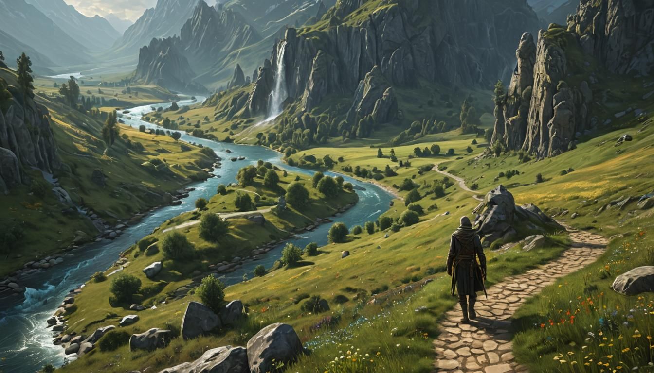 The River Sirion in Beleriand.