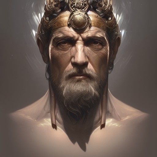 God of Fear: Hyperdetailed Portrait Art
