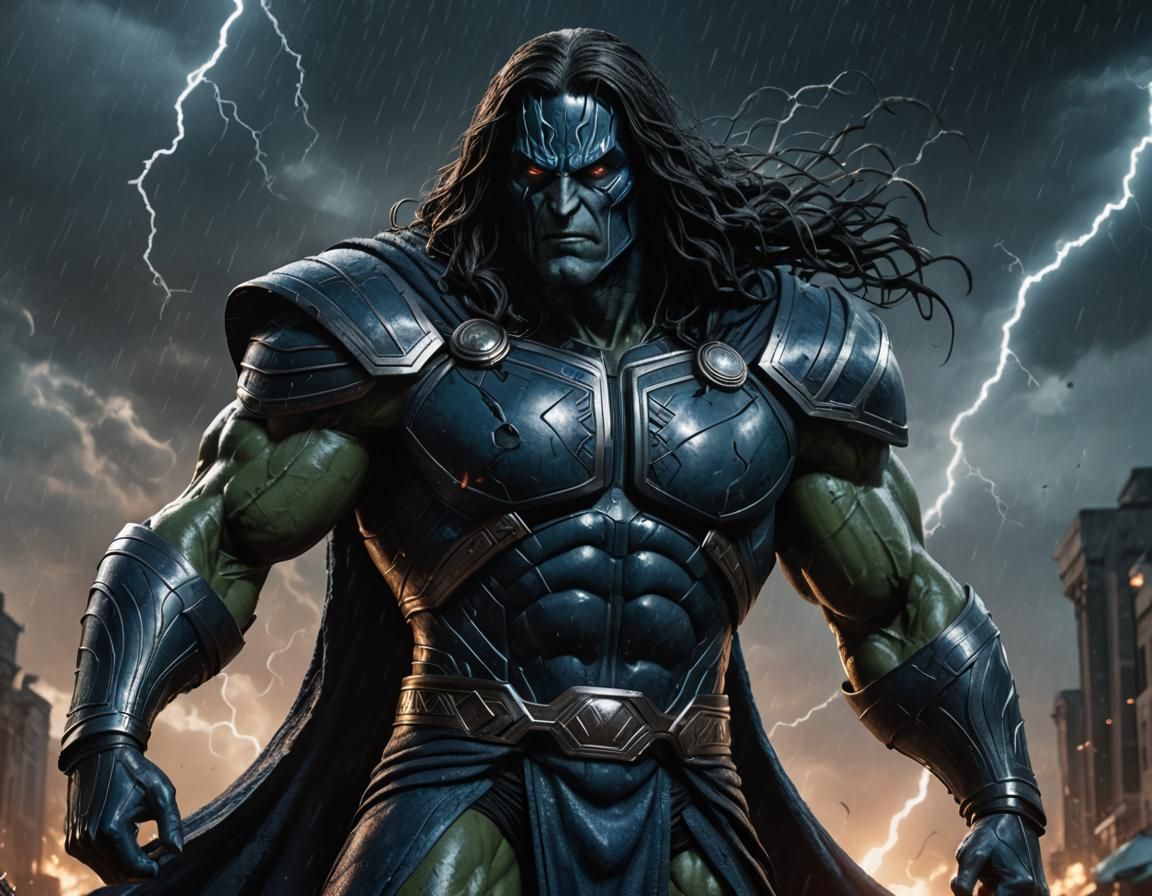 Cyberpunk-Inspired Ronan the Accuser in Horror-Filled Action...