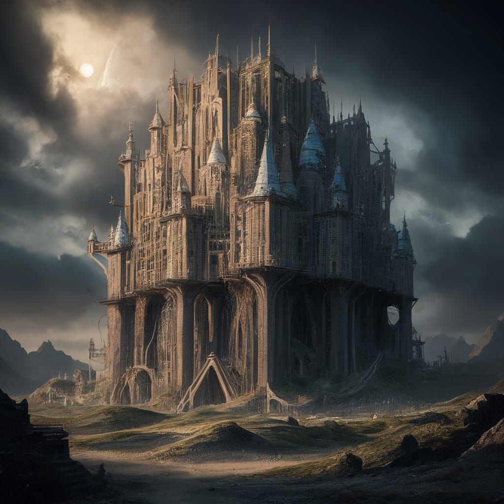 Fantastical Matte Painting with Intricate Details