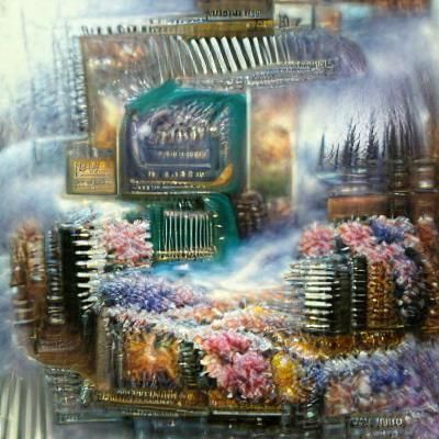 Ethereal Fantasy Landscape in Hyperdetailed Mist