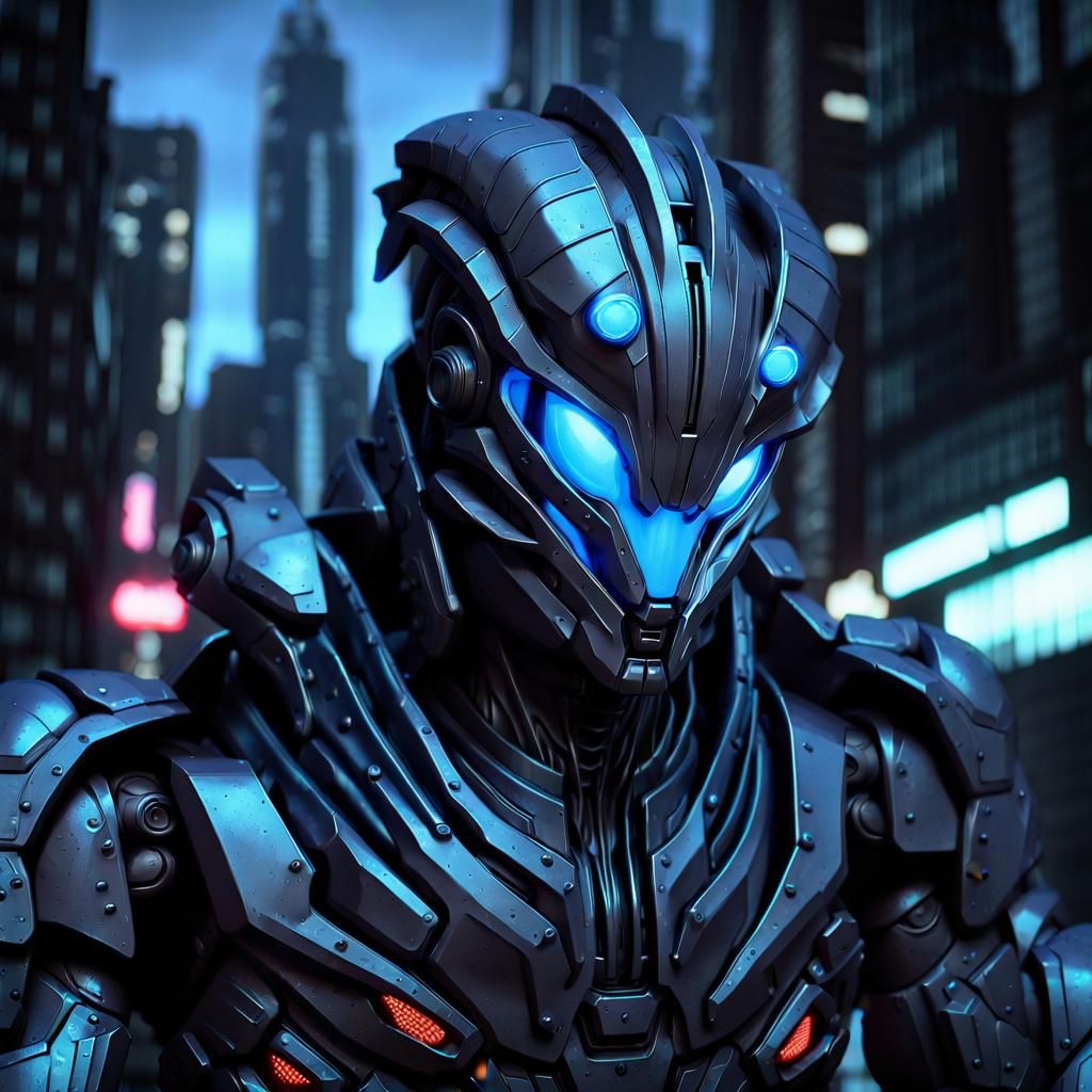 Guyver Unit in Abandoned City, Cinematic Realism