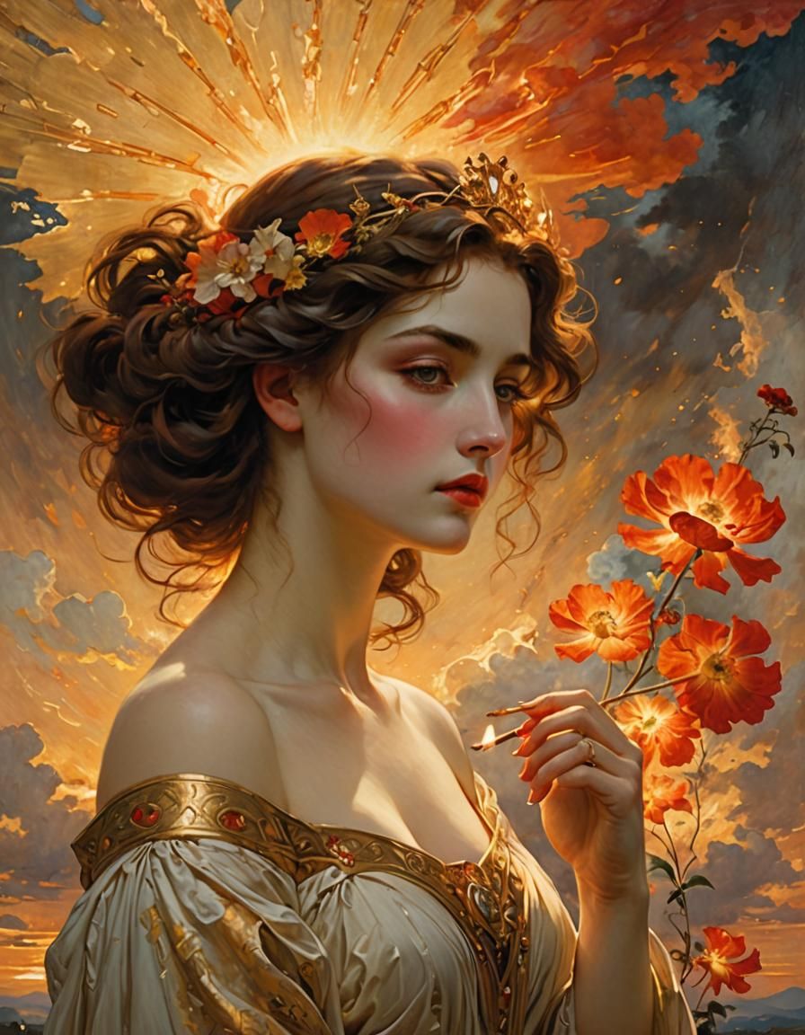 Love as a Flame: Botanical Art in Draper Style