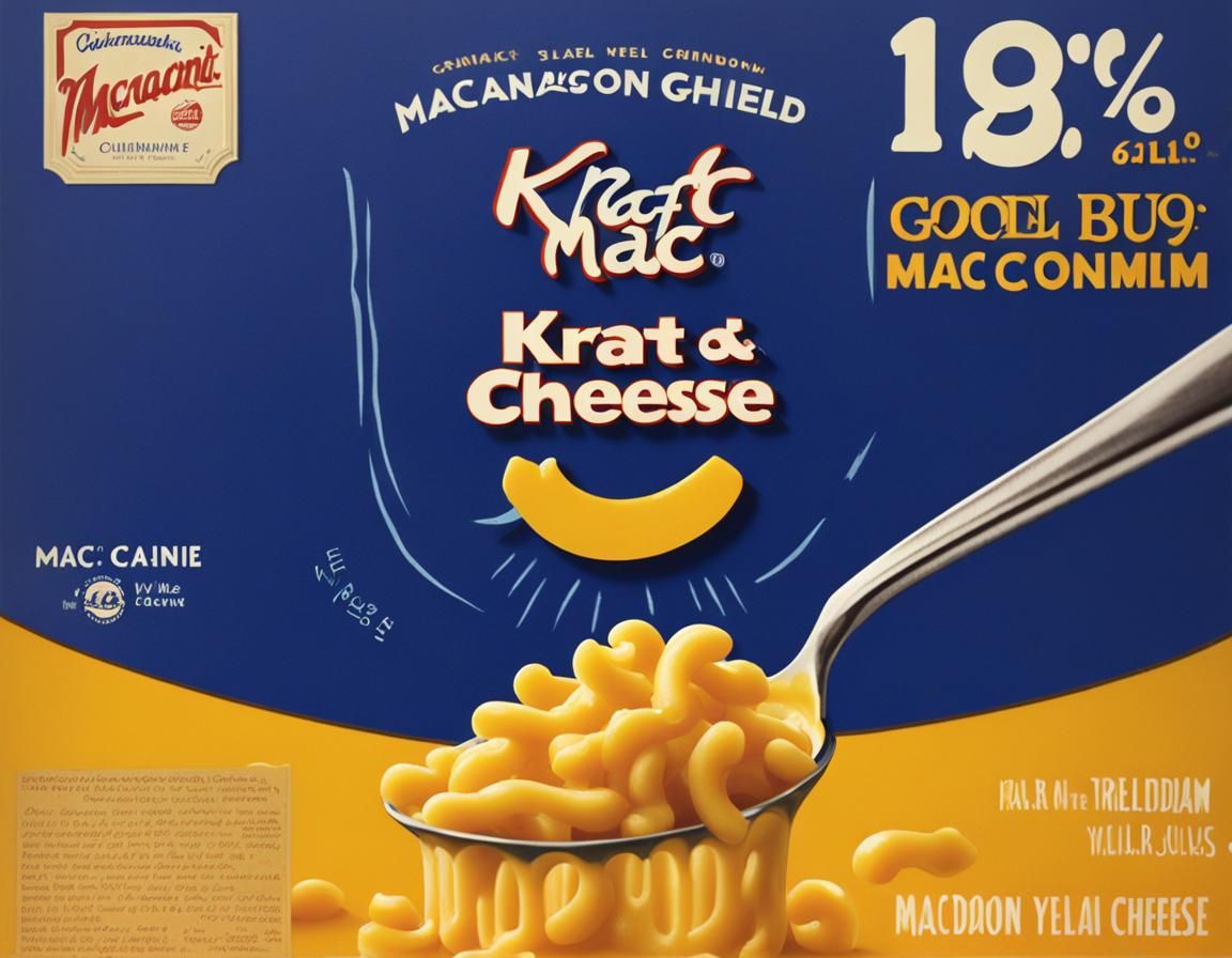 Mac and Cheese with Ultramarine Sky Backdrop