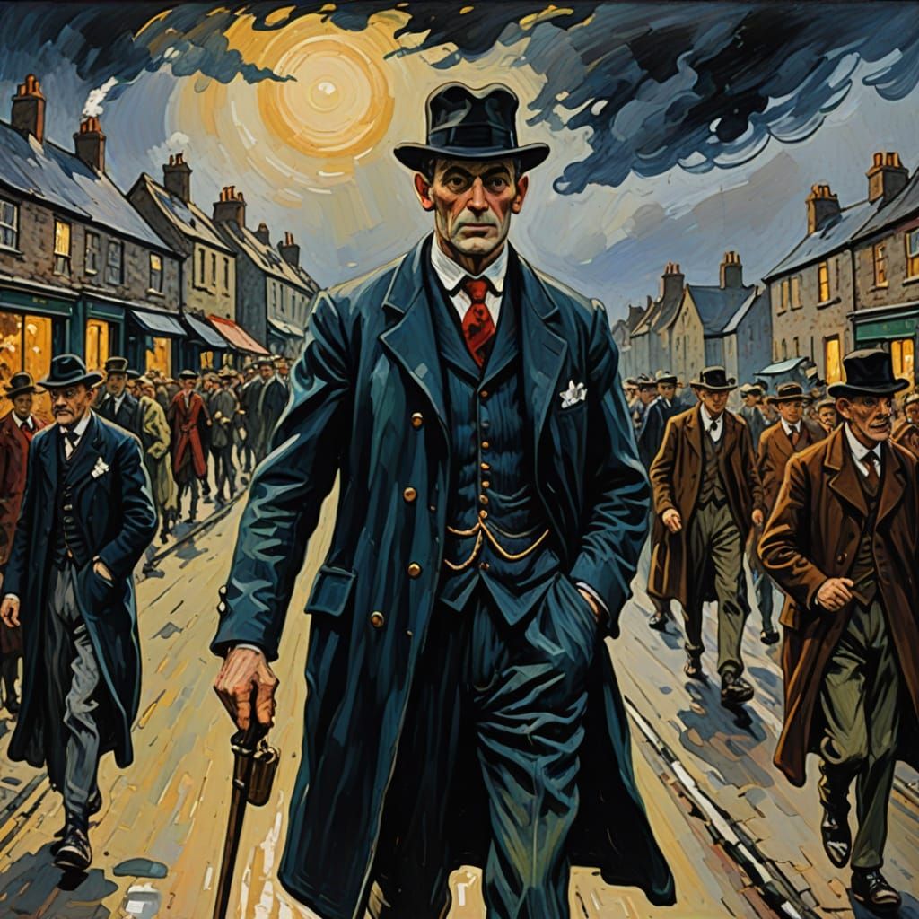 Vibrant Life Depicted in Expressive Painting Style