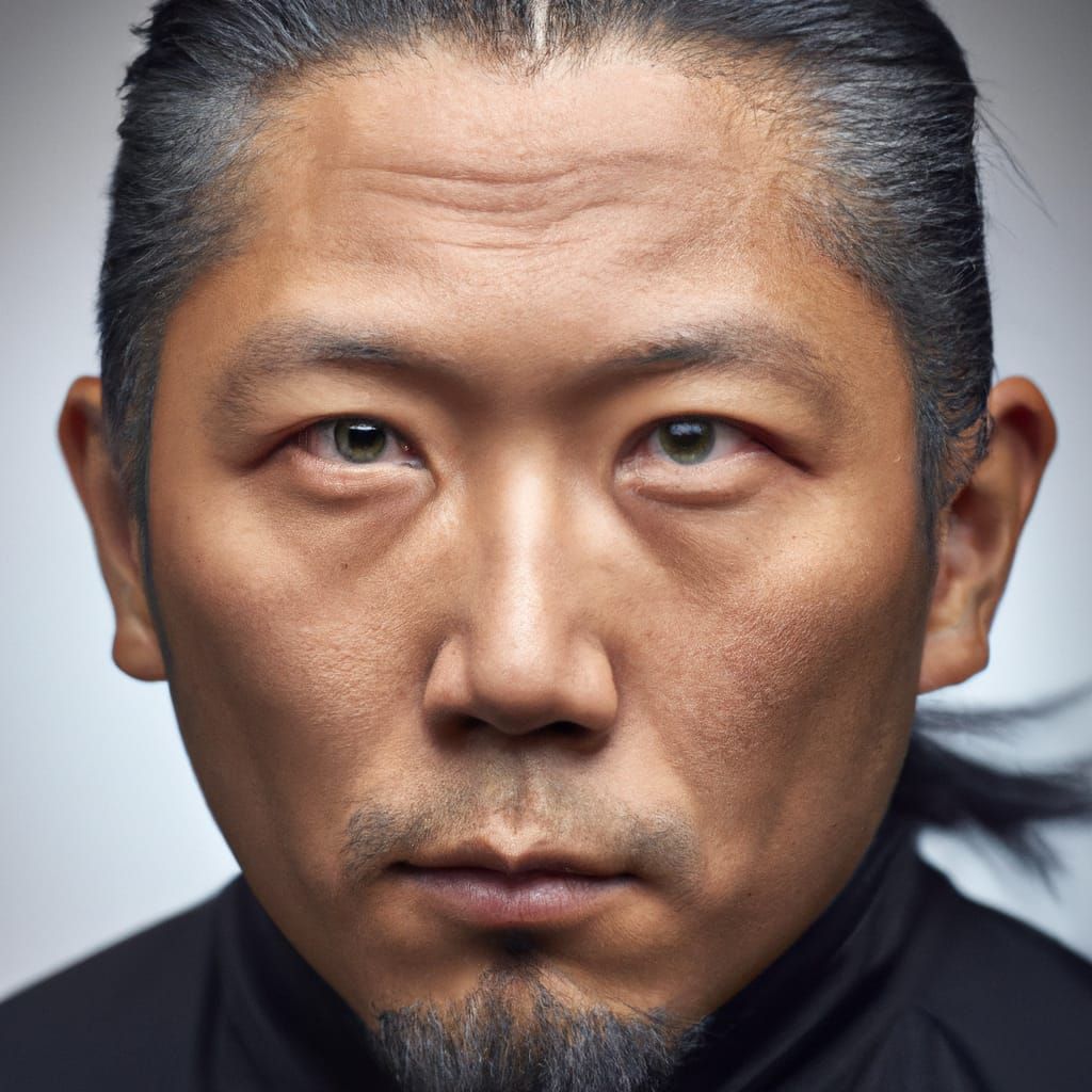 Ninja Assassin Portrait with Studio Lighting