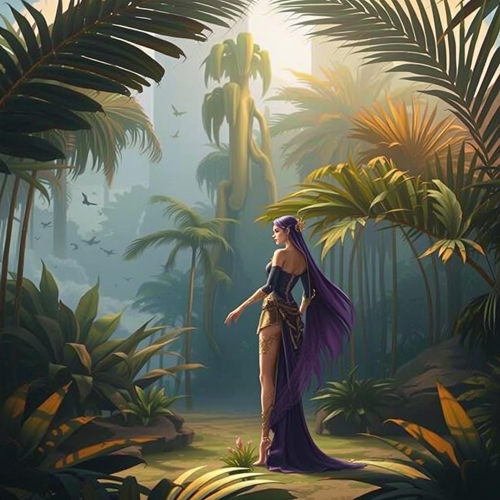Palm Queen in Dreamscape Style