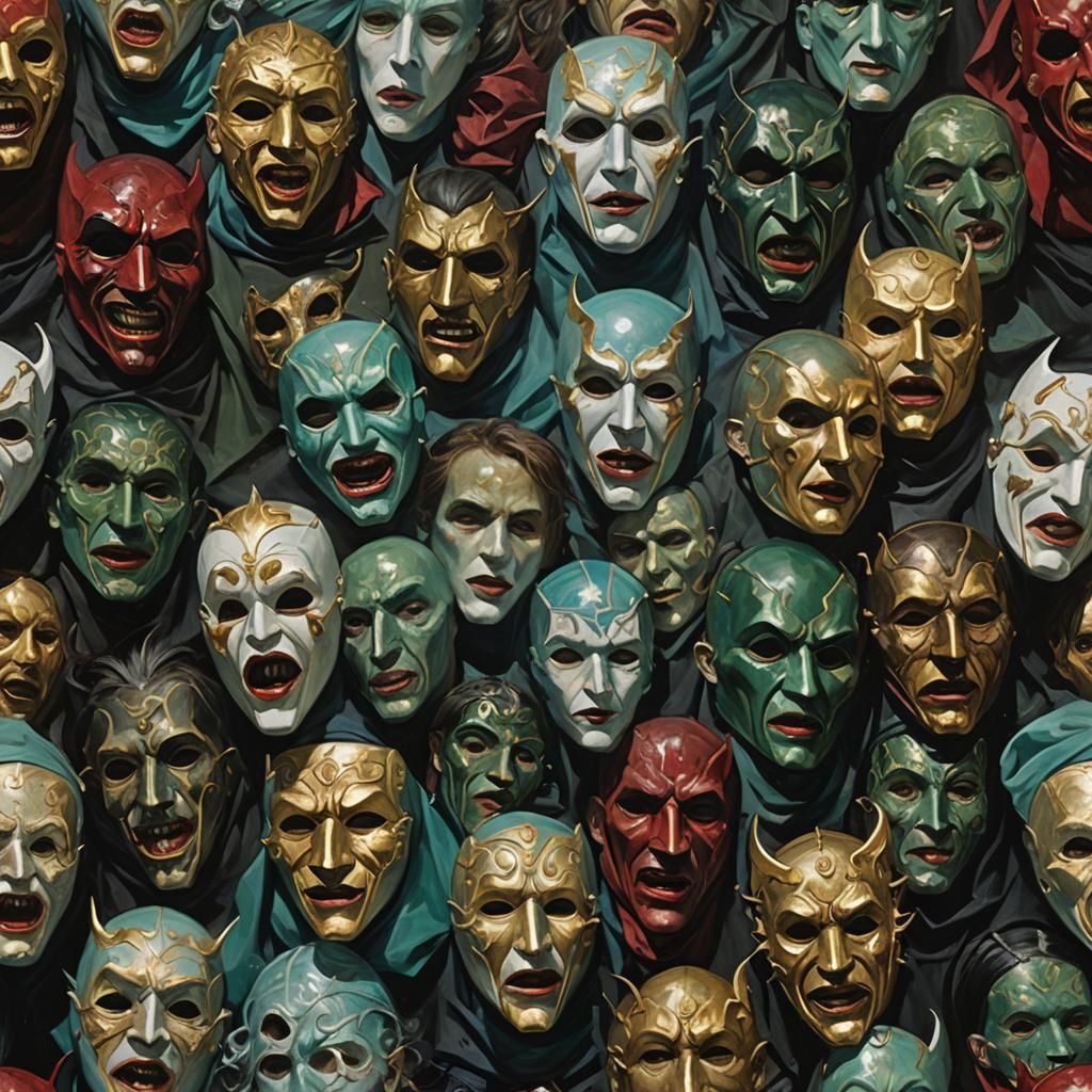 Pantomime of Masks