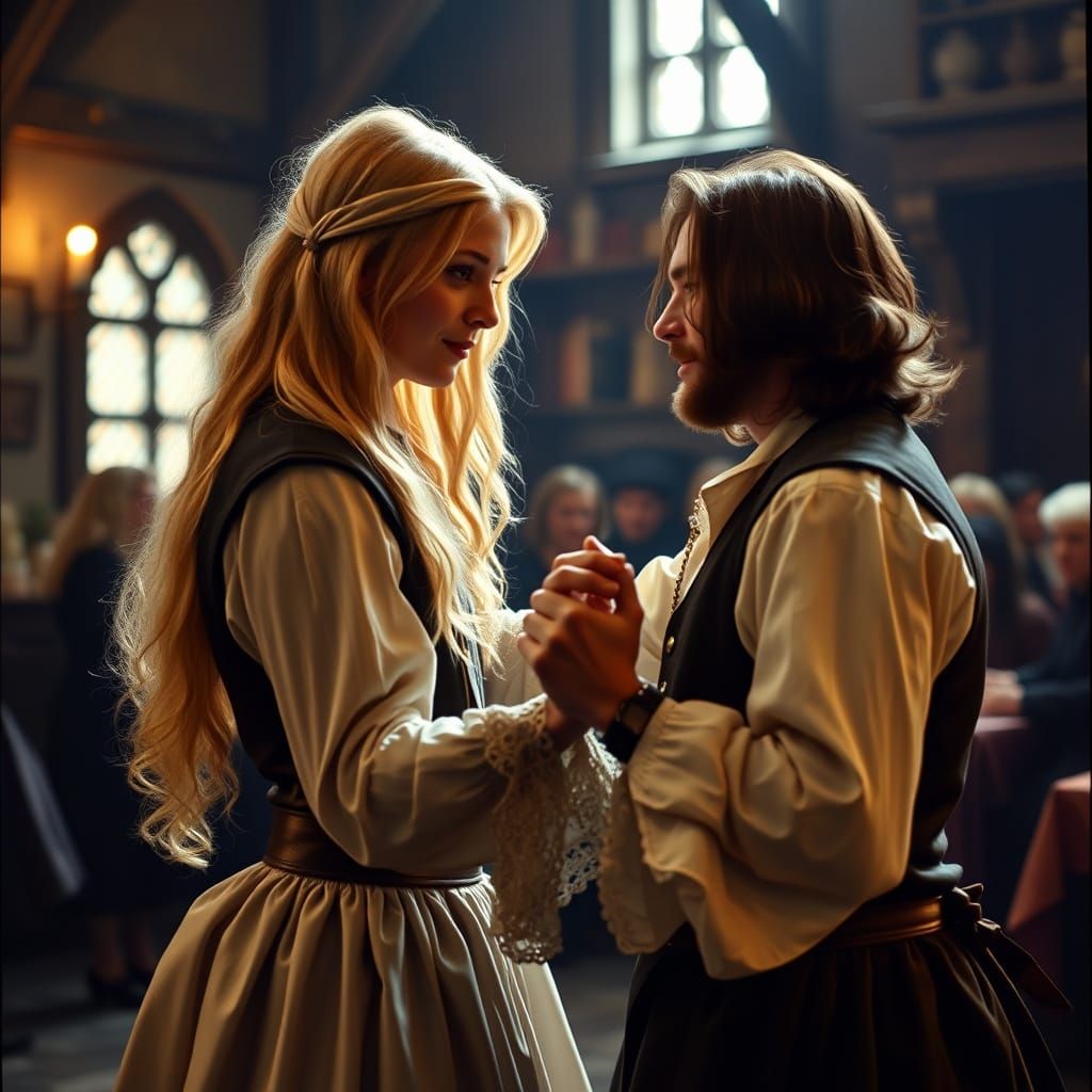 Shakespeare and Southampton Dancing, Cinematic Film Still