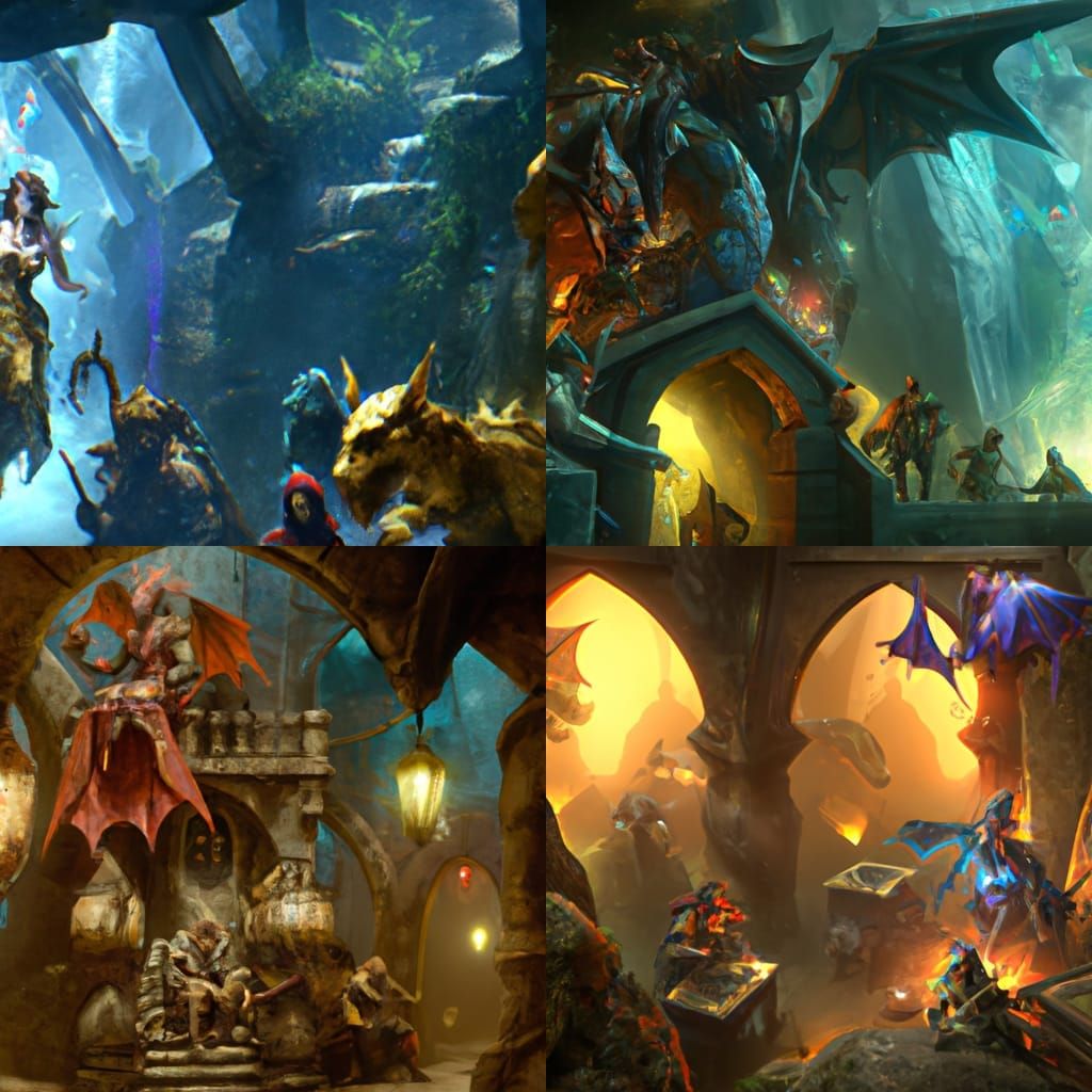 Dark Fantasy Dungeons & Dragons Concept Art