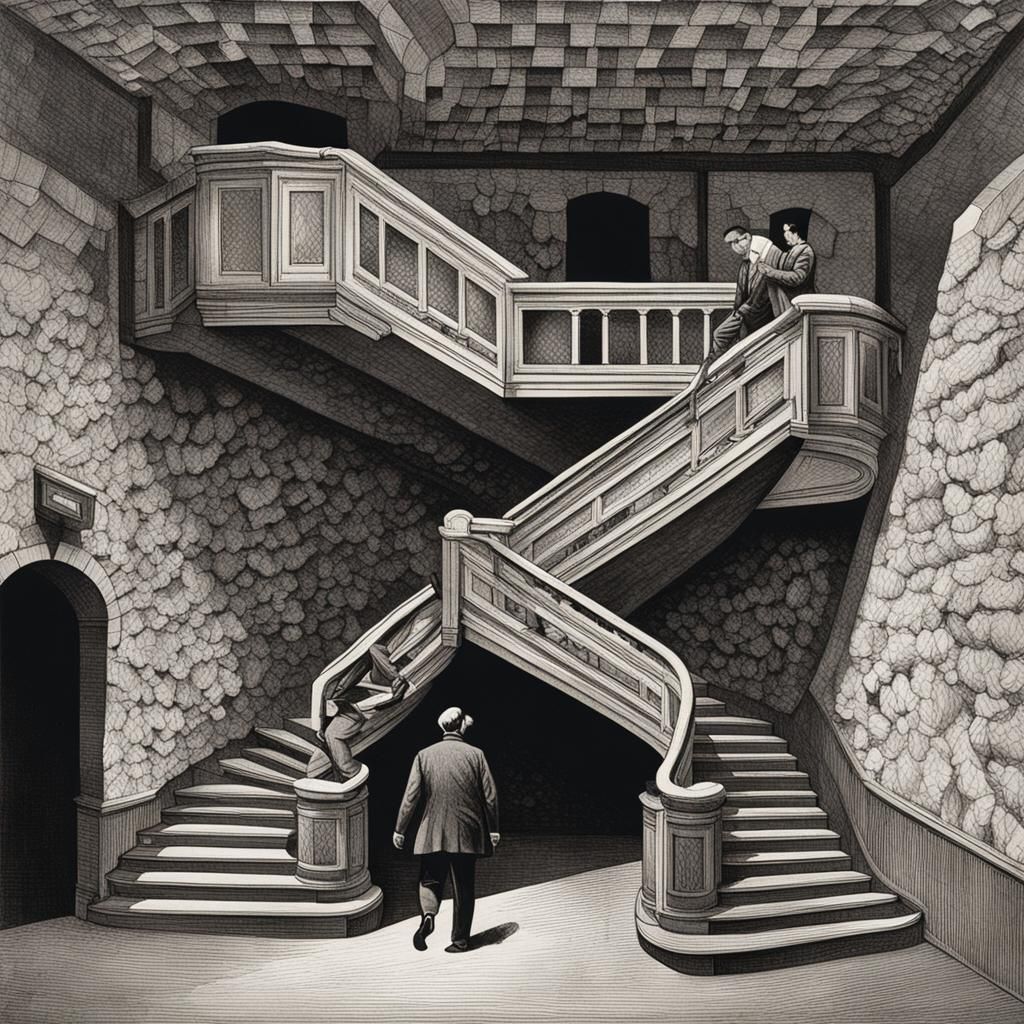 Escher stairwell