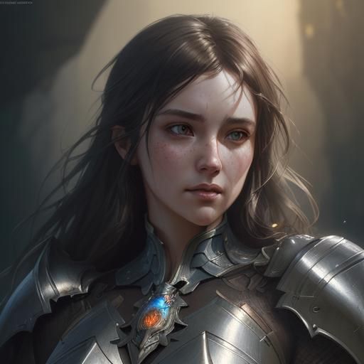 Hyperdetailed Knight Portrait in Dynamic Lighting