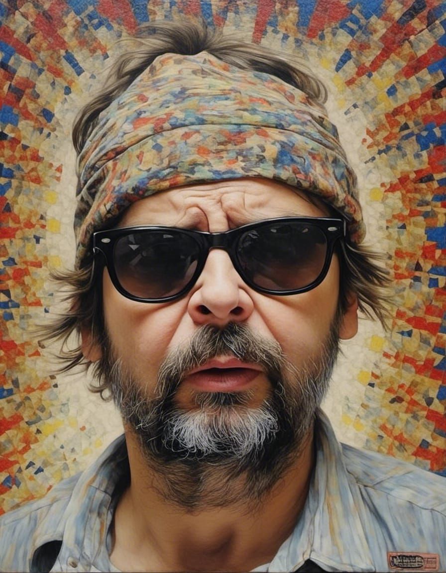 Bold Portrait with Intricate Detail