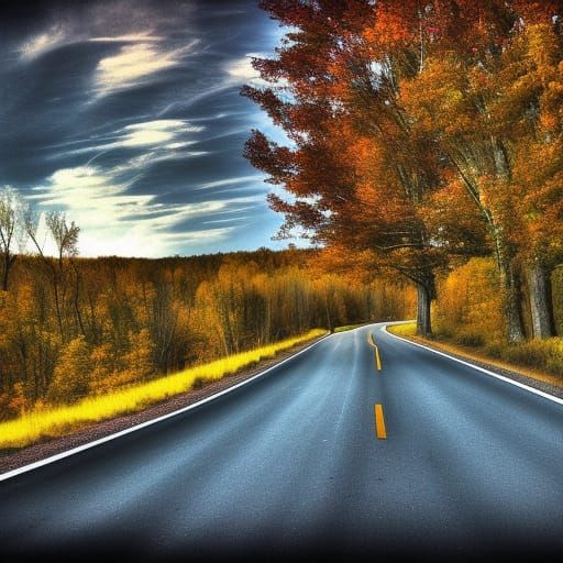 Hyperrealistic Summer Road Trip in Cinematic Style