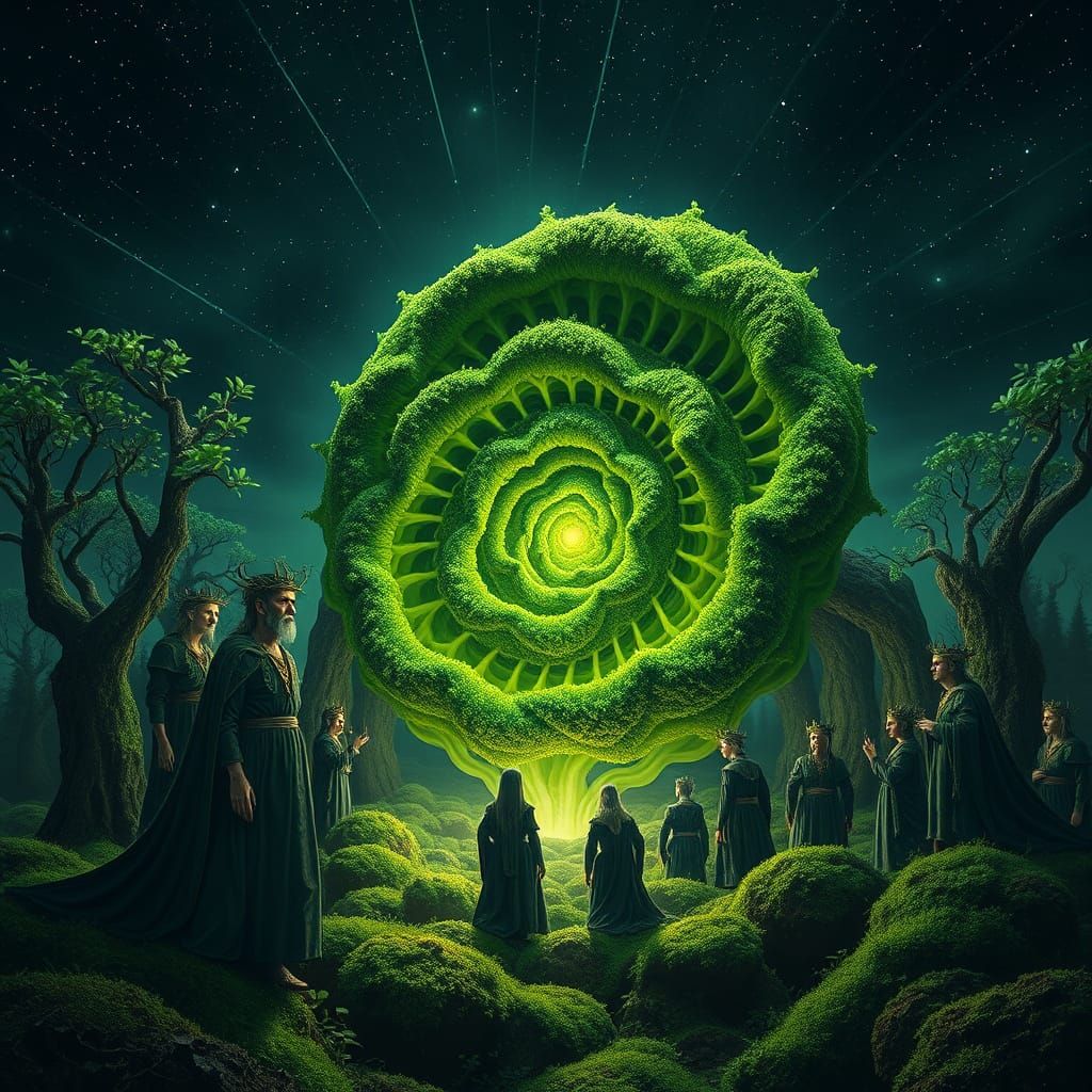 Mystical Cult Pays Homage to Sacred Brassica Romanesco in St...