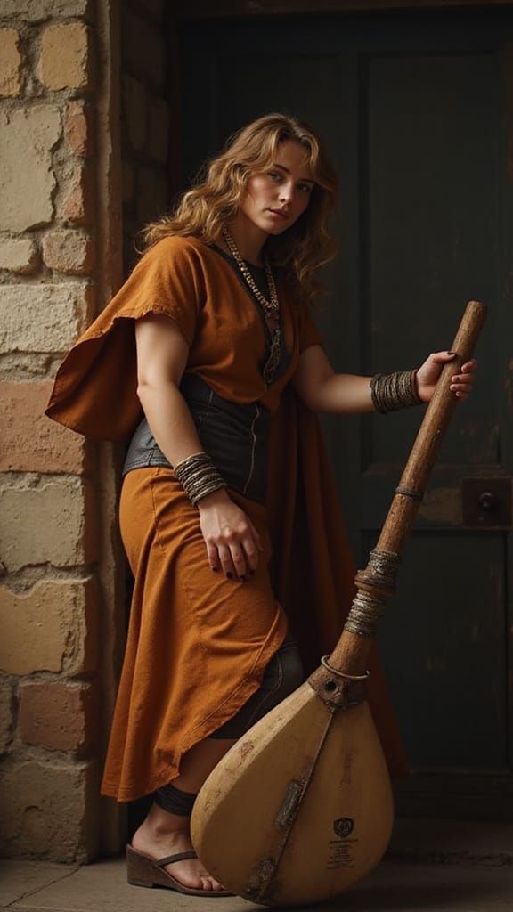 Woman Surfing: Comic Book Art with 3D Rendering