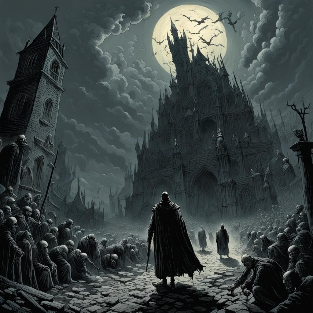 The Dead Rise: A Horror Scene