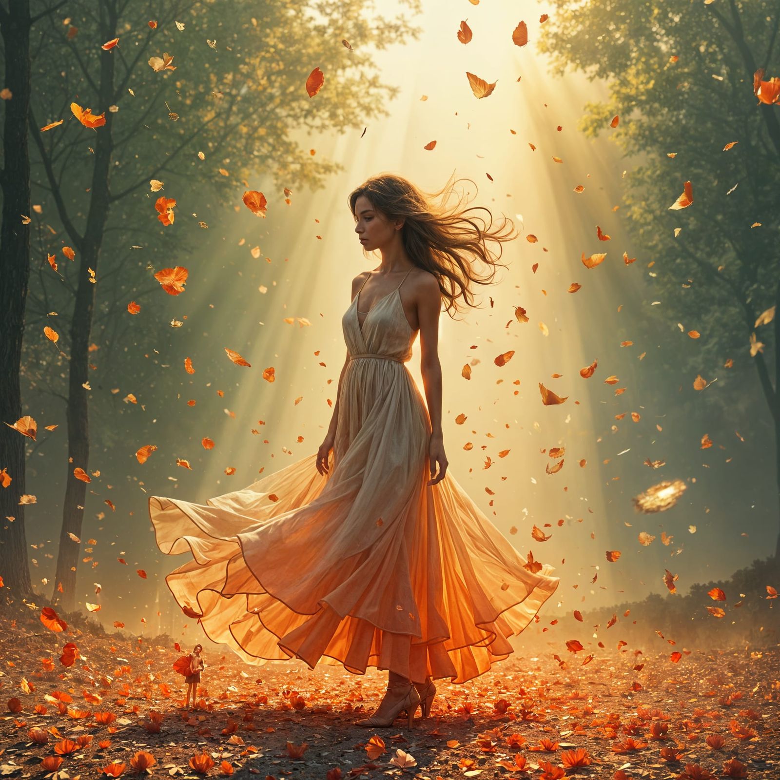 AI Interpretation of a Beautiful Disaster