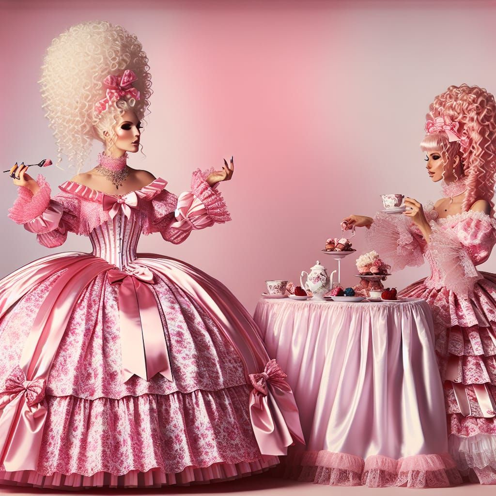 Extravagant Tea Party in Pink Setting