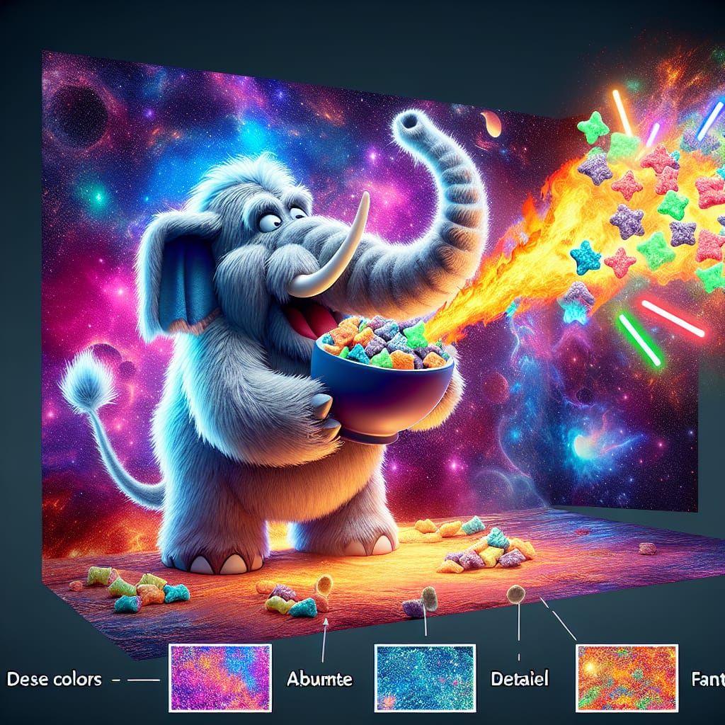 General Mills Fluffy Cereal Mascot Board Meeting Slide