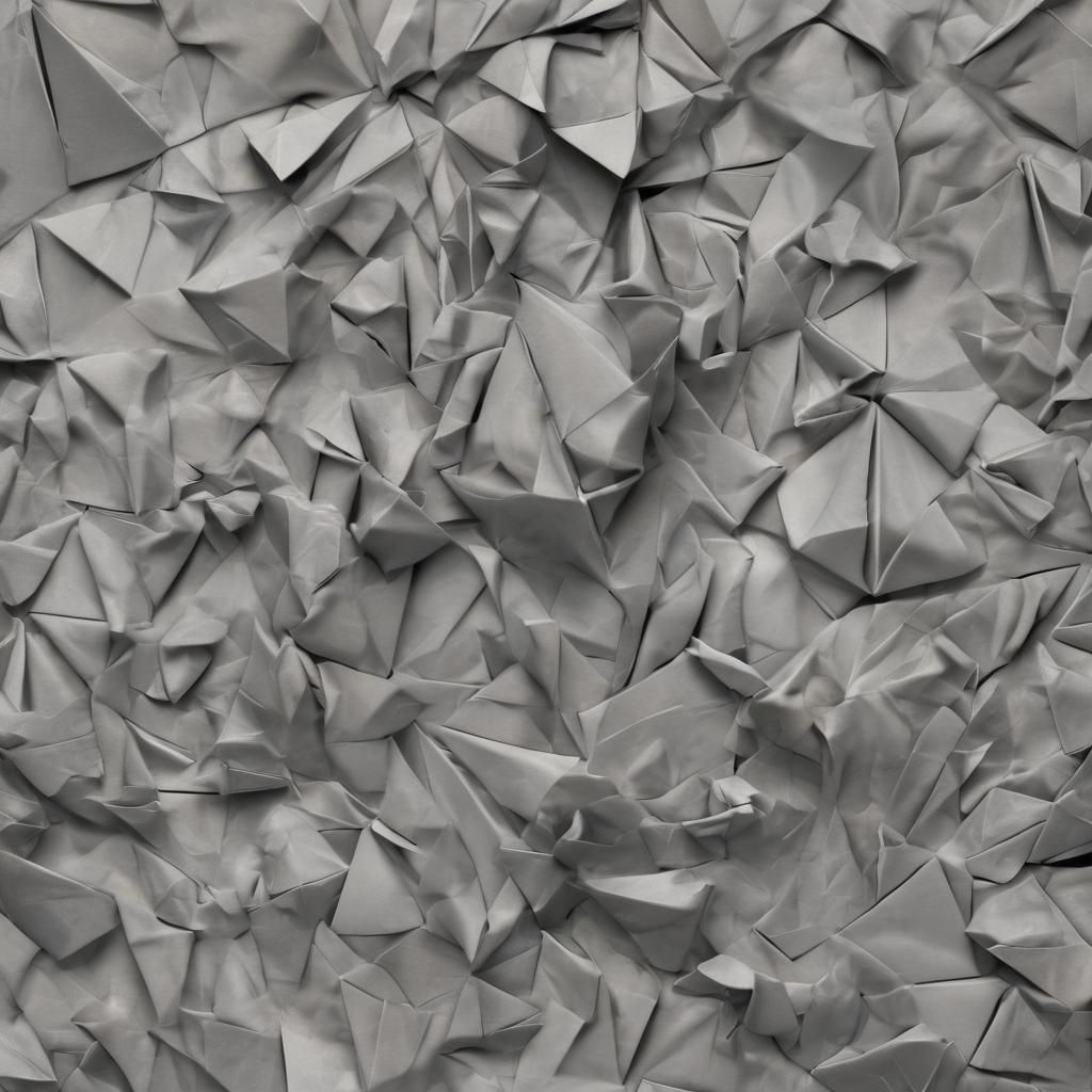 Grimdark Origami Papercraft in Soft Focus