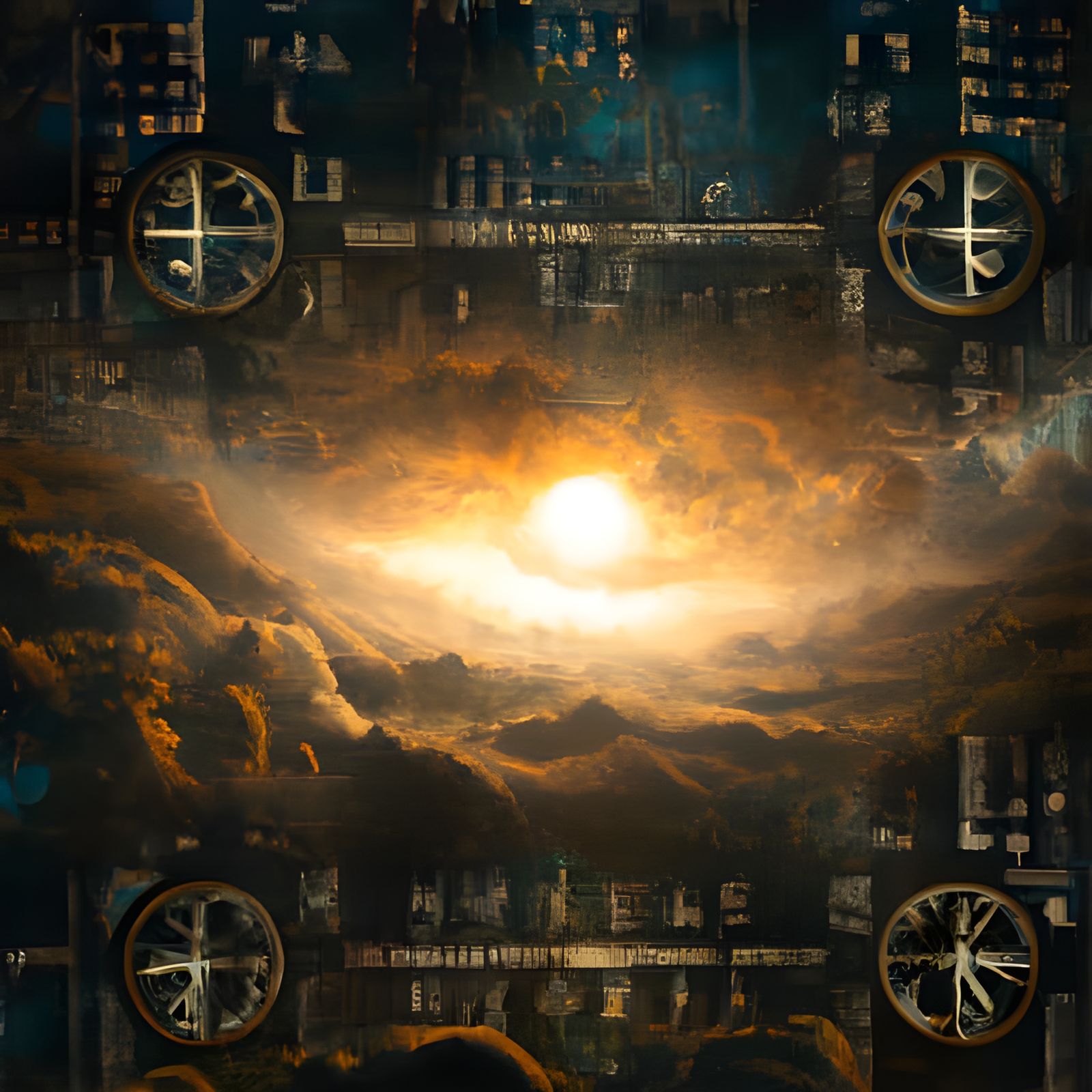 Epic Codex of the Night Sky Digital Painting