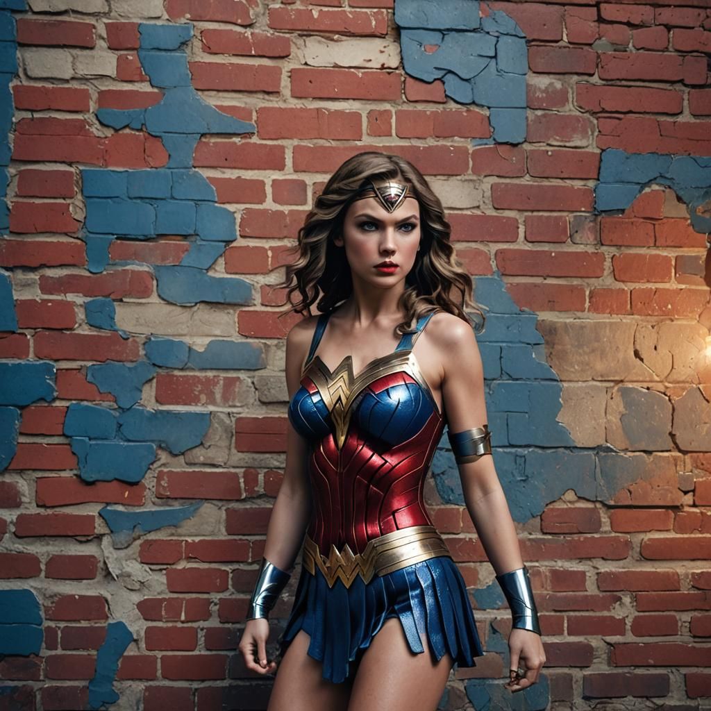 Taylor Swift as Wonder Woman