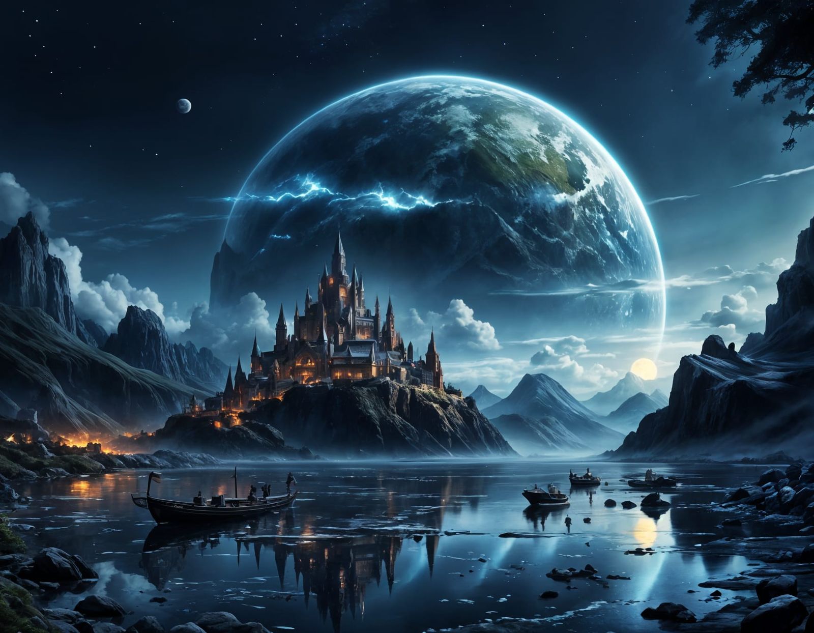 Epic Cinematic Citadel Digital Matte Painting