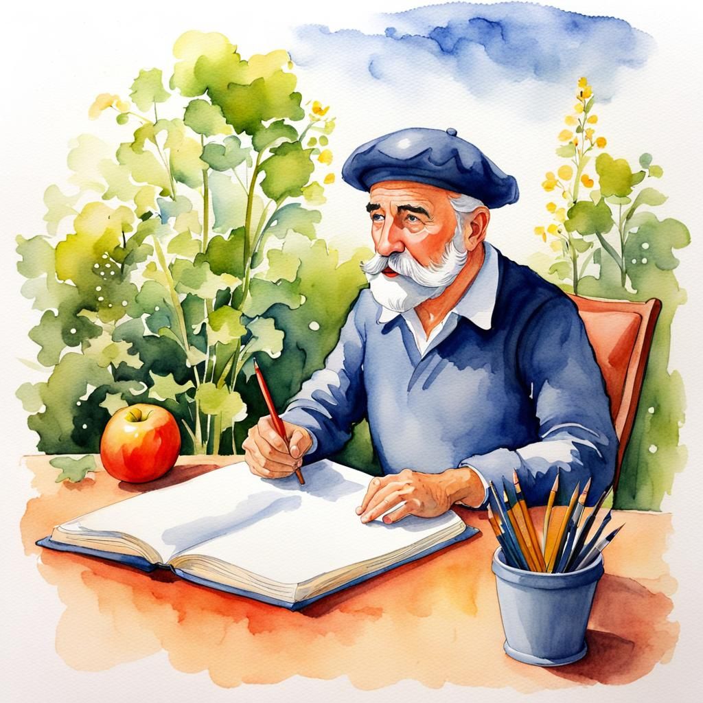 Back to the Drawing Board: Watercolor Illustration