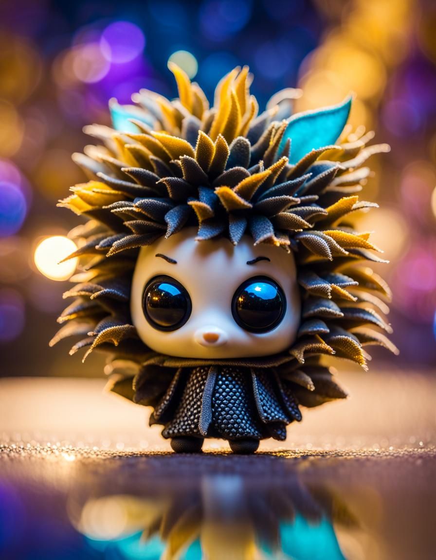 Feisty Chibigami Character in Luminiferous Kerfluffle