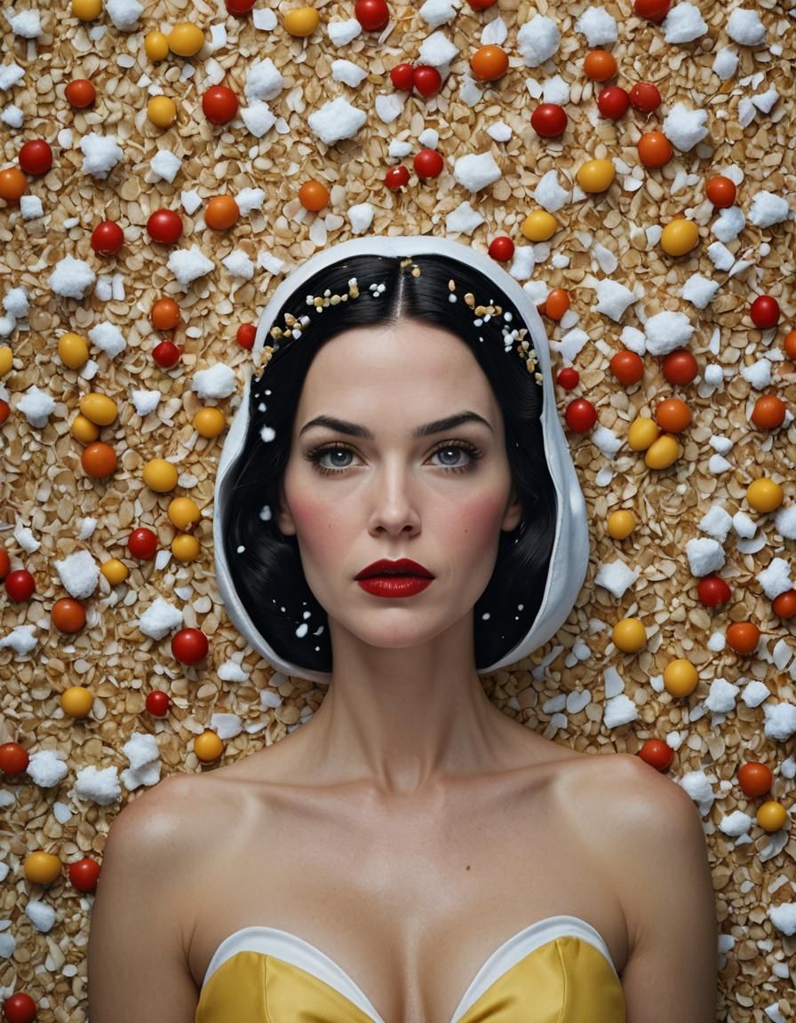 Snow White Portrait in a Bikini