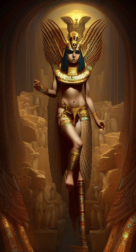 Imentet: Egyptian Goddess in Digital Art