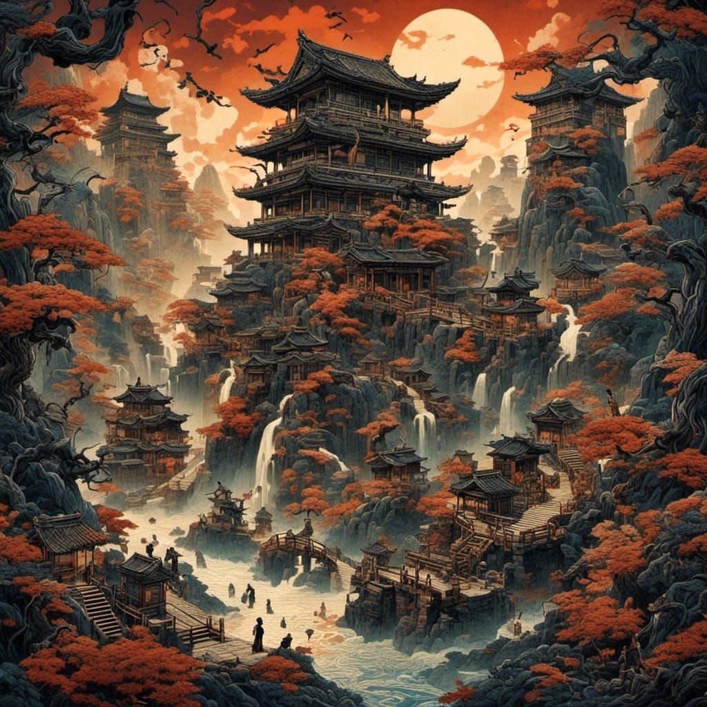 Intense Frenzy Visualized by AI