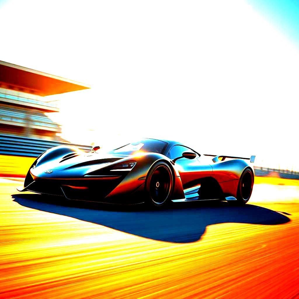 Hypercar on Racetrack: Professional Automotive Photography