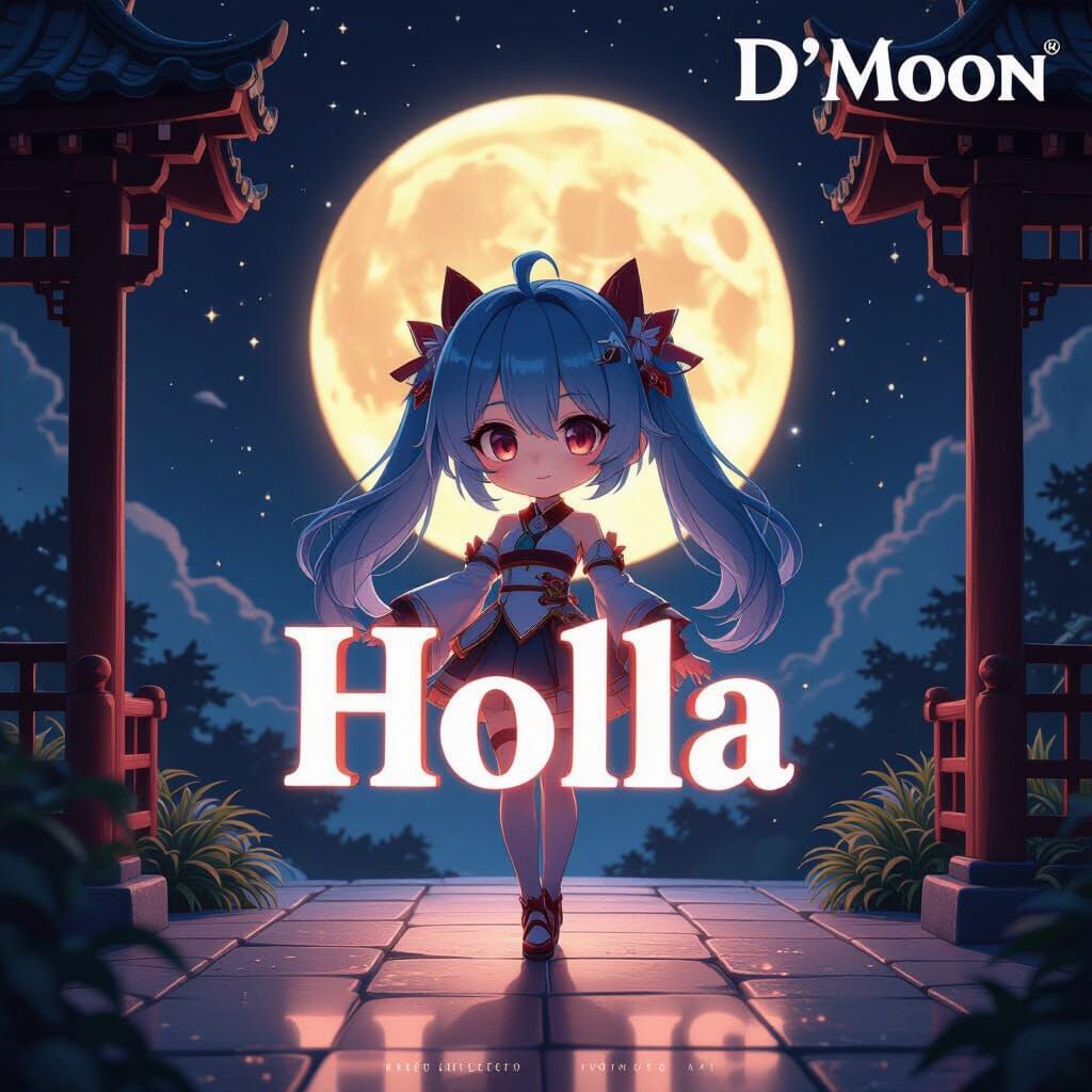 Vibrant 3D Anime Character Illustration