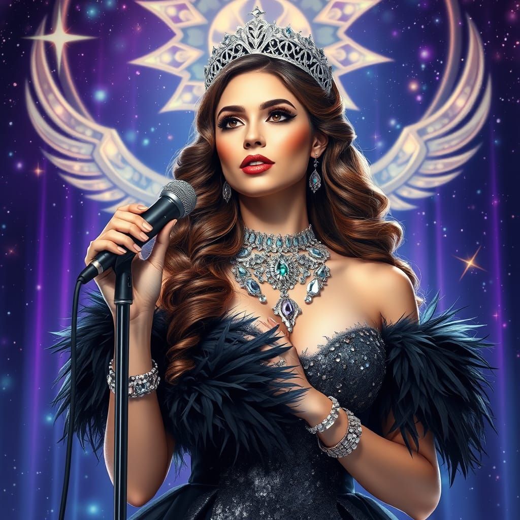 Princess Gryzelda Wiśniowiecka on Stage as Astral Art