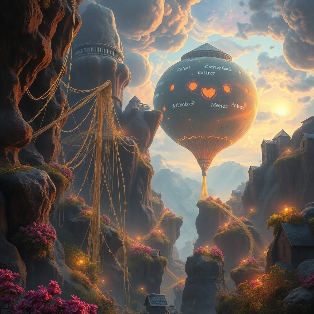 Dreamlike Realms Unite in Ethereal Tapestry of Words